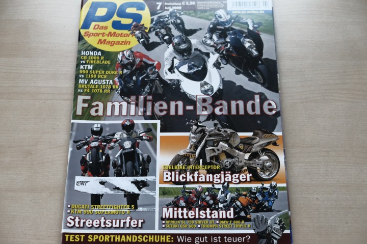 Deckblatt PS Sport Motorrad (07/2009)